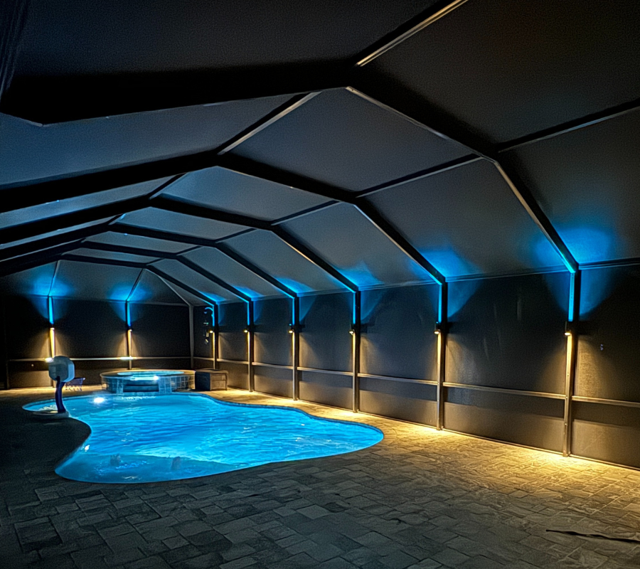 Lanai Lights at Home in Fort Myers Florida